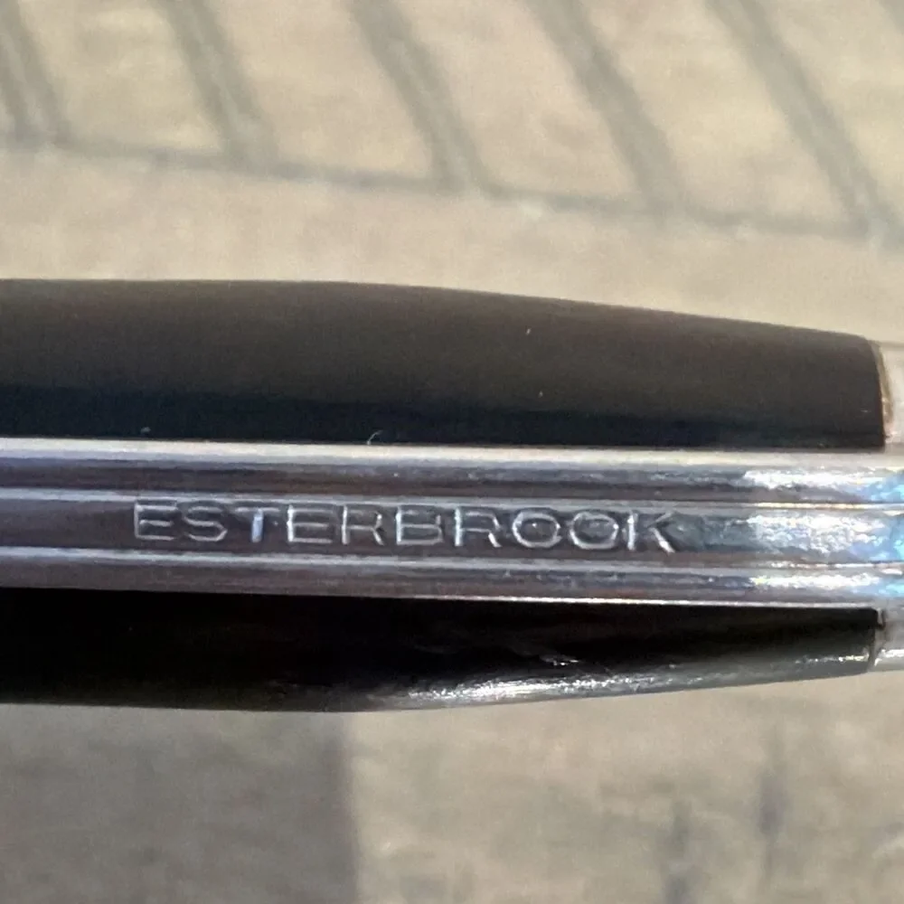 Vintage Esterbrook SJ black Fountain Pen 2556 Firm Fine Nib 1950s READ